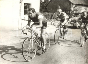 1958 TOUR DE FRANCE Gastone NENCINI Gerrit VOORTING André DARRIGADE in fuga FOTO
