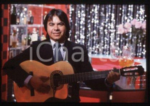 35mm vintage slide* 1985 MUSIC Portrait of guitarist Angel "PATO" GARCIA (8)