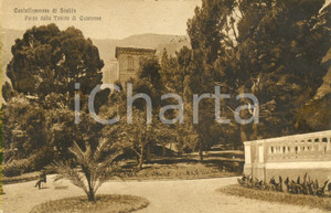 Cartolina originale da collezione 1923 CASTELLAMARE DI STABIA NA Parco della reggia di QUISISANA Cartolina FP VG 1