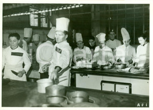 Fotografia d epoca originale 1941 TORINO Cuochi di ALESSANDRIA Littoriali del Lavoro Fotografia 1