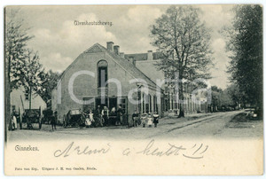 1910 ca GINNEKEN - NETHERLANDS Ulvenhoutscheweg - Postcard FP VG  Cartolina d'epoca, viaggiata ma con affrancatura rimossa. FAIR/discreto Lievi smussature agli angoli Formato: FP originale e autentica 1