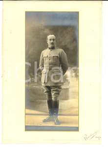 Fotografia d'epoca originale 1910 ca PARIS ARMEE DE TERRE Ritratto di militare *Foto Charles REUTLINGER 1