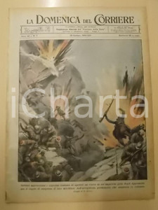 Giornale, rivista storica 1944 RSI DOMENICA DEL CORRIERE Soldati marocchini annientati dai tedeschi 1