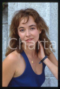 Emmanuelle CHAULET FRANCE French actress Portrait 1987 * 35 mm vintage slide 31