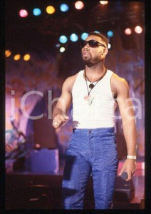 35mm vintage slide* 1989 ca ITALY American DJ and rapper Afrika BAMBAATAA (29)