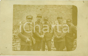 Fotografia d epoca originale 1917 SLOVENIA WWI Gruppo Compagnia ALLINEY 155Â° Fanteria Brig. ALESSANDRIA 1