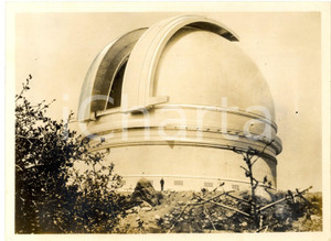 Fotografia d epoca originale 1939 USA Palomar observatory  Building HALE Telescopy  The Dome Photo 21x15 1