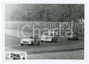 Fotografia d epoca originale 1965 AUTODROMO MONZA 10Â° Coppa Carri JOLLY TEAM Lancia Fulvia Mini Cooper Foto 1