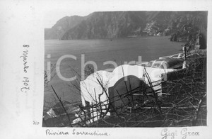 1907 RIVIERA SORRENTINA Scorcio panoramico *Fotocartolina*