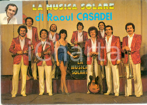 Cartolina originale da collezione 1982 RAOUL CASADEI Concerti della Musica Solare Pubblicitaria FG 1