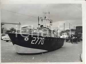 Fotografia d epoca originale 1961 HENDON UK New model of RAF high speed search and rescue launch Photo 1