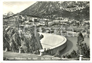 Cartolina originale da collezione 1960 ca VALDIDENTRO SO Nuova maestosa diga in località CANCANO Cartolina FG NV 1