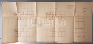 Mappa, planimetria storica 1927 MILANO via Mercato  Progetto arch. BIGI  Edificio uffici e abitazione 1 Mappa, planimetria storica 1927 MILANO via Mercato  Progetto arch. BIGI  Edificio uffici e abitazione 1