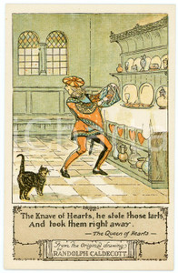 1915ca RANDOLPH CALDECOTT'S PICTURES The Queen of Hearts (1) - Postcard FP NV  Cartolina postale d'epoca, non viaggiata.CONDIZIONI: GOODFORMATO: FP    originale e autentica 1