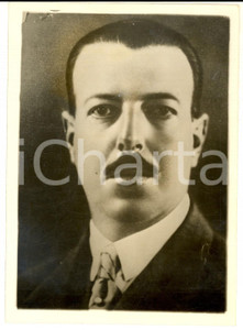 Fotografia d epoca originale 1930 ca BRASILE Ritratto del presidente Julio PRESTES  Foto 9x12 cm 1
