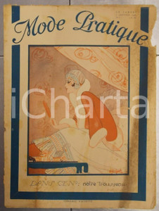 Giornale, rivista storica Janvier 1926 PARIS MODE PRATIQUE Journal femme et maison n°1 Notre trousseau 1