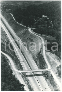 Fotografia d epoca originale 1970 ca CARACAS VENEZUELA Autostrada  Veduta aerea 5 Foto 20x30 cm 1