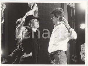 Fotografia d epoca originale 1985 RAI Loretta Goggi in quiz Gianni BREZZA Loretta GOGGI backstage  Foto 1 1