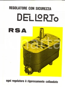 Materiale pubblicitario d’epoca 1955 ca MILANO Federico DELL ORTO Regolatore con sicurezza Pubblicitario 1