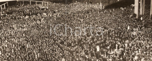 Fotografia d epoca originale 1936 MILANO Folla attende inaugurazione VI TRIENNALE Fotografia DOPPIA 1