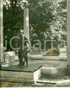 Fotografia d epoca originale 1932 OLGIATE OLONA VA Fontana Luigi MANGIAGALLI Villa GREPPIGONZAGA Foto 1