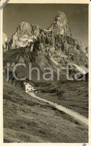 Cartolina originale da collezione 1927 ca PASSO ROLLE (TN) Veduta Albergo VEZZANA e CIMON DELLA PALA *Cartolina NV 1