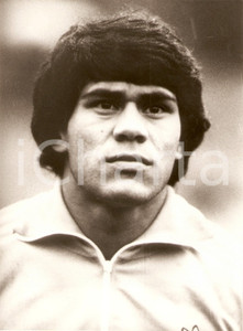 Fotografia d epoca originale 1980 ca CALCIO Ruben PAZ Centrocampista URUGUAY Ritratto Fotografia 1