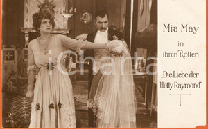 Cartolina originale da collezione 1917 DIE LIEBE DER BETTY RAYMOND Portrait Mia MAY Actress FILM KUNST Cartolina 1