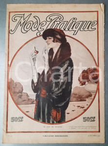 Giornale, rivista storica Octobre 1921 PARIS MODE PRATIQUE Journal femme et maison n°43 Nos chapeaux 1