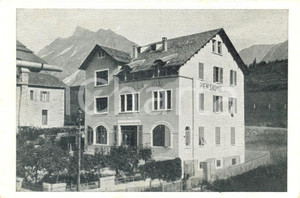 Cartolina originale da collezione 1945 ca BORMIO SO Veduta della pensione Villa IDA Cartolina postale FG NV 1