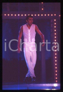 Giovanni SCIALPI - TV Show Italian singer 1990 ca * 35 mm vintage slide 12