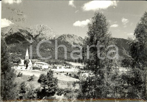 Cartolina originale da collezione 1961 VARENA (TN) Panorama paese e Val di FIEMME *Cartolina postale FG VG 1