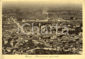 Cartolina originale da collezione 1937 BRONI PV Panorama generale della città Cartolina postale FG VG 1