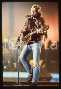 35mm vintage slide* 1990 ca ITALIA Mark KING Ritratto del cantante LEVEL 42 (6)