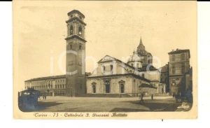 Cartolina originale da collezione 1929 TORINO Veduta della cattedrale di SAN GIOVANNI BATTISTA Cartolina FP 1