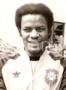 Fotografia d epoca originale 1978 BRASILE Calcio MONDIALI Rodrigues NETO Ritratto Nazionale Fotografia 1