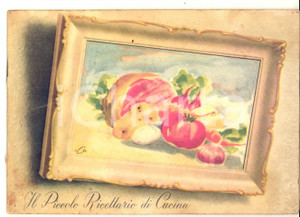 Materiale pubblicitario d’epoca 1950 MILANO Ditta SIMMENTHAL Il piccolo ricettario di cucina ILLUSTRATO 1