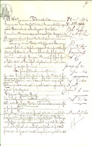 Documento originale, autentico 1904 CASALBELLOTTO CR Luigi GANDA vende a Vittorio GANDA fondo coltivo 1