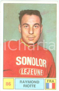 Oggetto da collezione cartaceo PANINI  SPRINT 1971 Figurina valida Raymond RIOTTE n. 86 SONOLOR  LEJEUNE 1