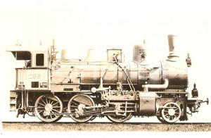 Cartolina originale da collezione 1970 ca AUSTRIA - Ã–NWB 285 Locomotiva *Fotografie seriale 1