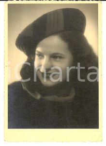 Fotografia d epoca originale 1941 FIUME RIEKA/ CROAZIA Ritratto di donna con cappello Foto FANTINI 1