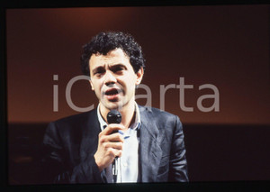 35mm vintage slide* 1985 ca MILANO (?) Lluis PASQUAL Ritratto del regista (1)