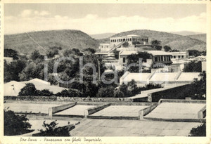 Cartolina originale da collezione 1936 DIRE DAUA ETIOPIA AOI Panorama con GHEBI Imperiale Cartolina FG NV 1