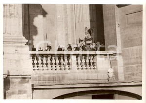 Fotografia d'epoca originale 1939 ROMA PIO XII in sedia gestatoria passa SCALA REGIA 1