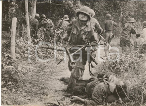 1954 GUERRA LAOS - BAN HINE SIU - Battaglione di paracadutisti vietnamiti *Foto