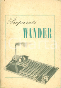Materiale pubblicitario d’epoca 1930 ca MILANO Via Meucci Preparati WANDER Formitrol Ovomaltina Alfea Opuscolo 1