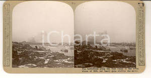 Fotografia d epoca originale 1918 WW1 THE GREAT WAR The battlefront along the YSER Canal Stereoscopic nÂ° 35 1