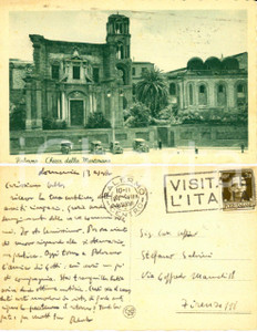 Autografo originale 1929 PALERMO Chiesa della Martorana *Autografo Roberto SALVINI FP VG 1