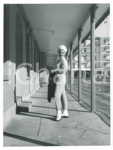 Fotografia d epoca originale 1960 ca DAVOS Silvana PAMPANINI al Grand Hotel Belvedere  Foto 17x23 cm 6 1