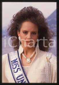 35mm vintage slide* 1988 CAMPIONE D'ITALIA Cecilia BOLOCCO Miss UNIVERSO 1987